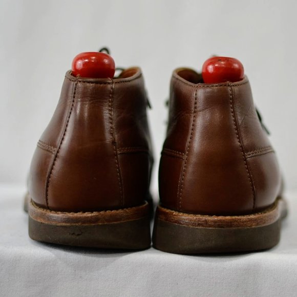 Incredible Vtg DACK's Made Canada Brown Leather Chukka Boots Vibram Gumsole 10.5 - Picture 5 of 10